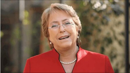 رئيسة جمهورية الشيلي تحل بمراكش للمشاركة في مؤتمر كوب 22