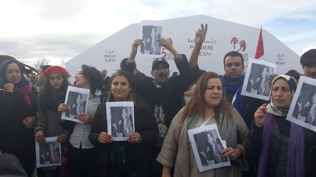 المهدي بنبركة في منتدى مراكش واليسار والعدليين والأمازيغ يلتئمون حول شعارات تندد بتراجع الحقوق والحريات + صور المهدي بنبركة في منتدى مراكش واليسار والعدليين والأمازيغ يلتئمون حول شعارات تندد بتراجع الحقوق والحريات + صور