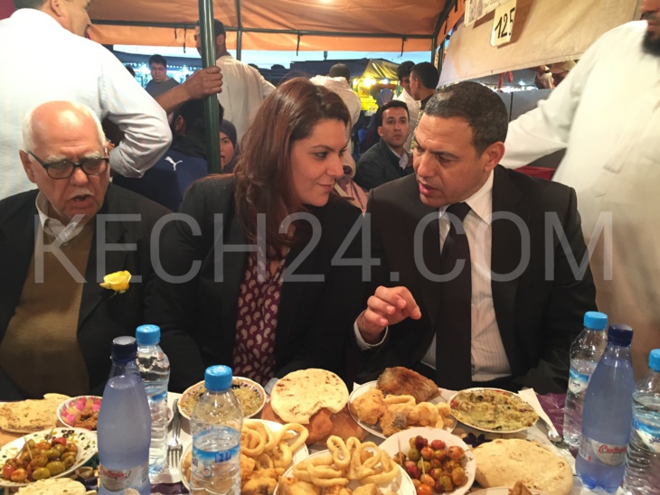 والي الجهة بيكرات وعمدة مراكش يفتتحان والي الجهة بيكرات وعمدة مراكش يفتتحان