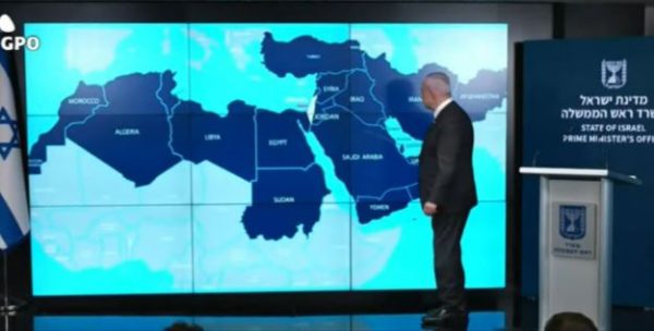 نتنياهو يثير غضب المغاربة مجددًا بعرض خريطة مقسمة للصحراء المغربية