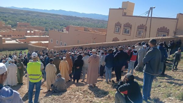 جثمان الدولي السابق برادة يوارى الثرى بمسقط رأسه بإقليم تنغير