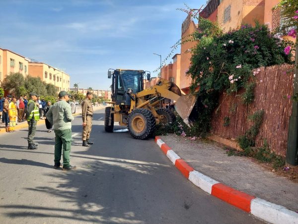 بالصور.. سلطات سيبع الجنوبي تشن حملة واسعة لتحرير الملك العمومي