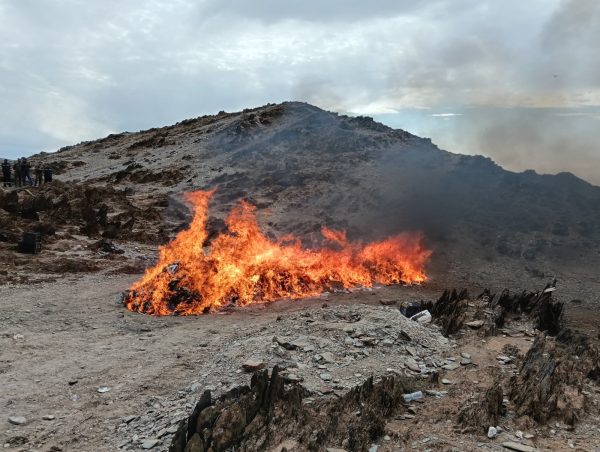 بالصور.. اتلاف كمية مهمة من المخدرات بمراكش