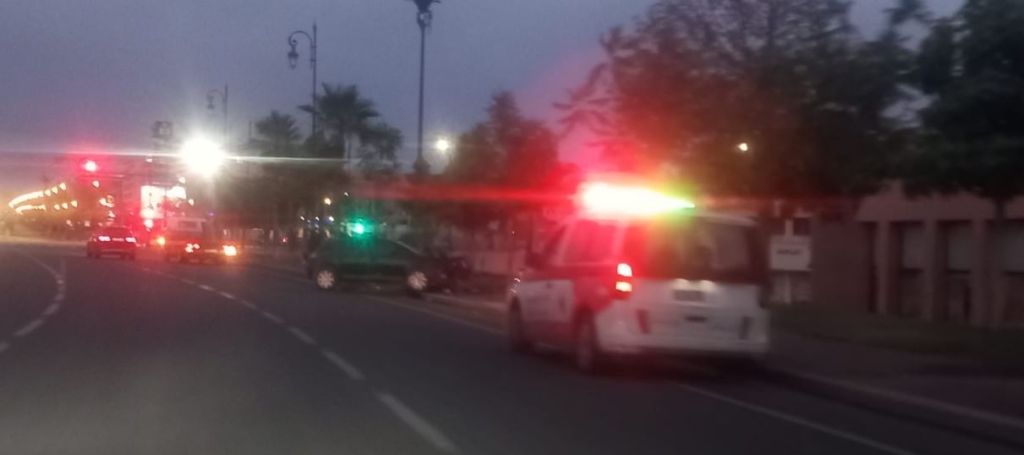 بالصور.. اصطدام قوي لسيارة بعمود كهربائي بمراكش