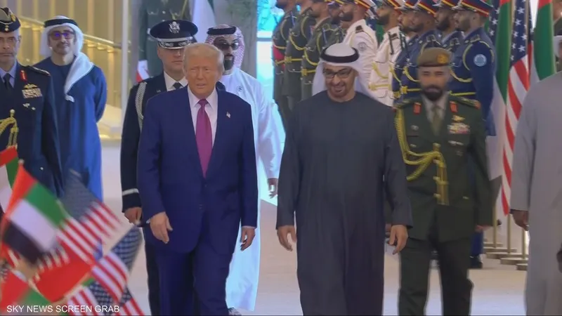ترمب يصل إلى الإمارات