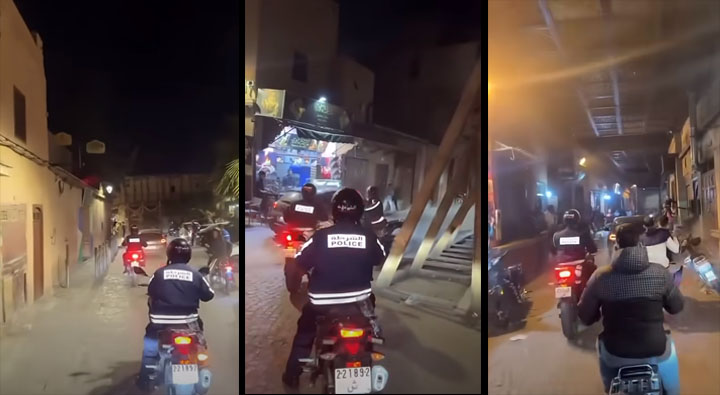بالڤيديو.. هكذا روع سائق متهور المدينة العتيقة بمراكش وأجبر الامن على مطاردته