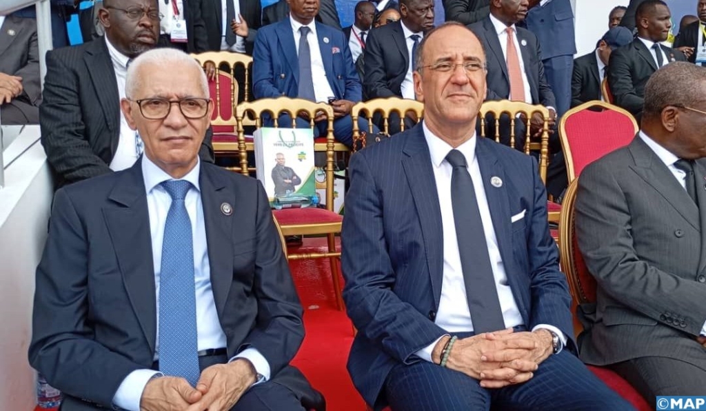 الطالبي العلمي يمثل جلالة الملك في حفل تنصيب الرئيس المنتخب لجمهورية الغابون