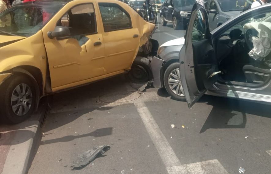 حادثة سير تخلف خسائر مادية جسيمة بمراكش + صور