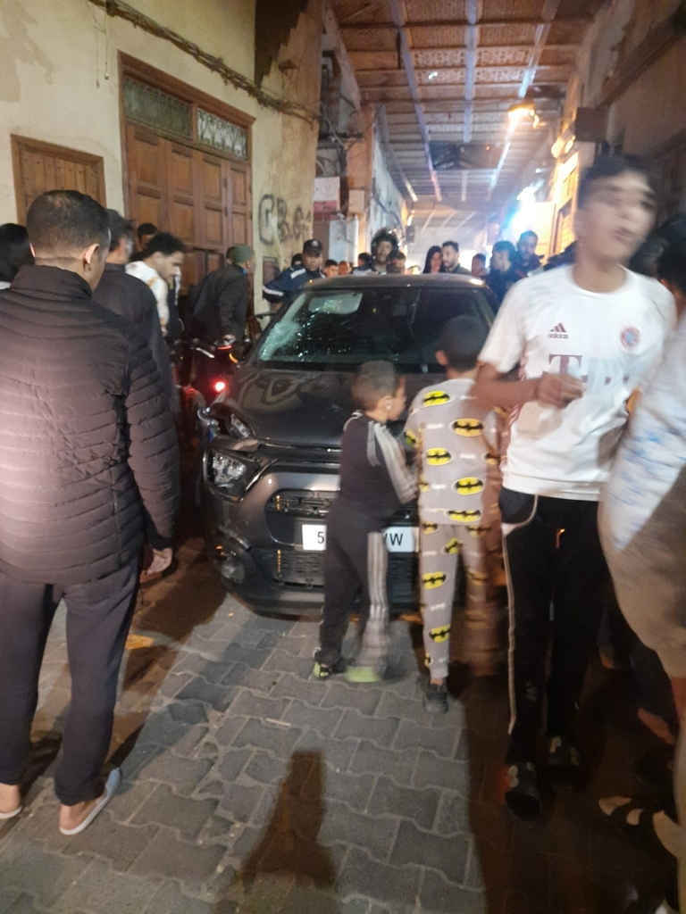 عاجل.. سيارة مجنونة تتسبب في حادثي سير وتستنفر أمن مراكش