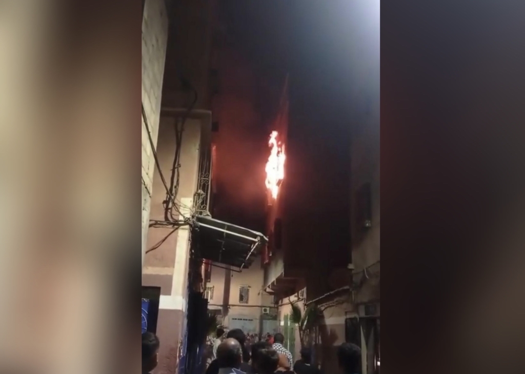 عاجل.. حريق مهول يستنفر سلطات مراكش