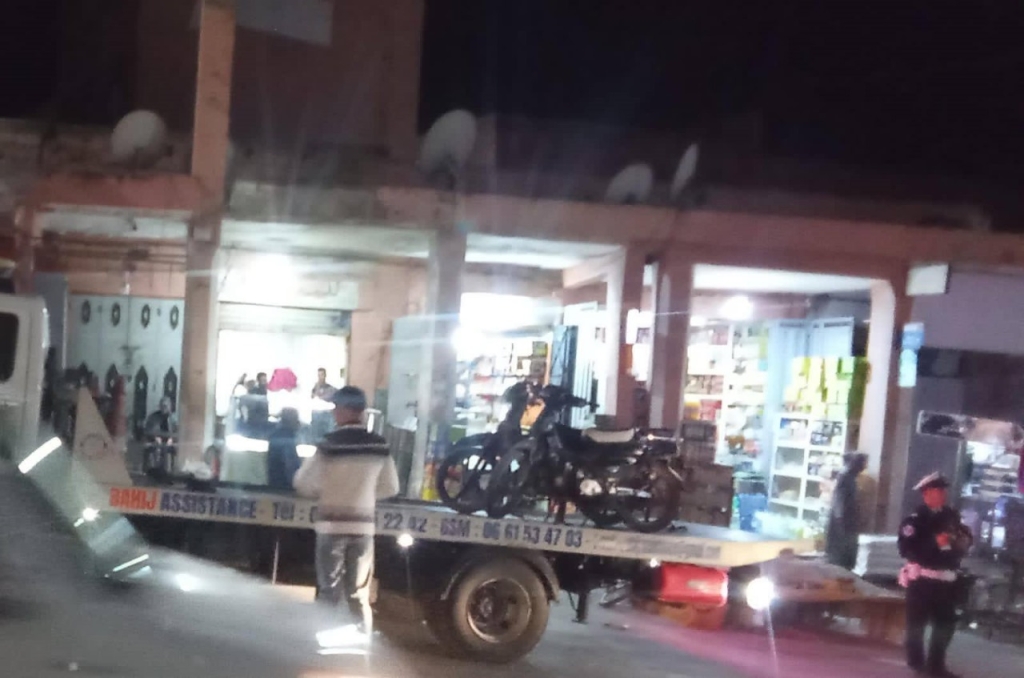 تسجيل مخالفات مرورية بالجملة خلال حملة امنية بامنتانوت