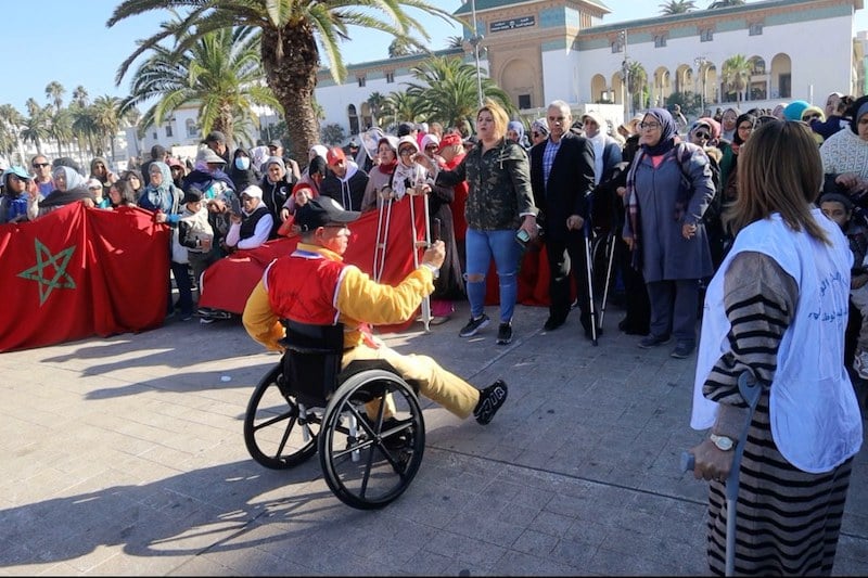 إنزال وطني للأشخاص في وضعية إعاقة للمطالبة بمنحة شهرية وتفعيل بطاقة الإعاقة