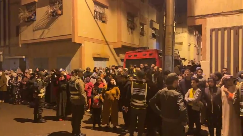 خلل تقني في جهاز مراقبة يتسبب في حريق داخل عمارة