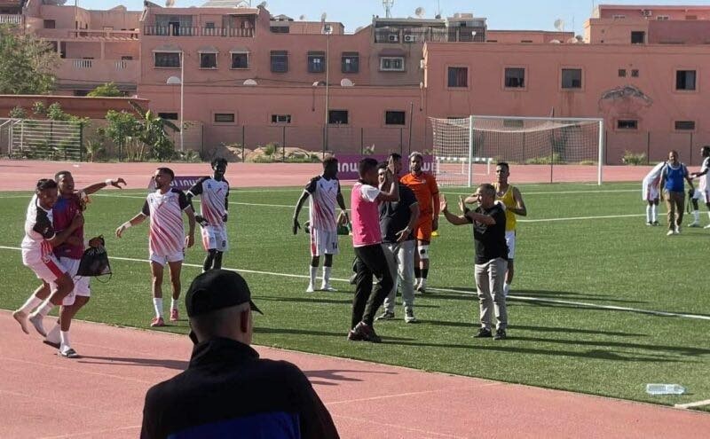 فريق اولمبيك مراكش يحقق الصعود للقسم الوطني هواة