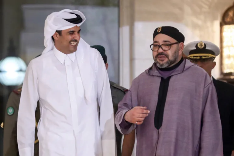 الهجوم الإيراني.. جلالة الملك يجري اتصالا هاتفيا بأمير قطر