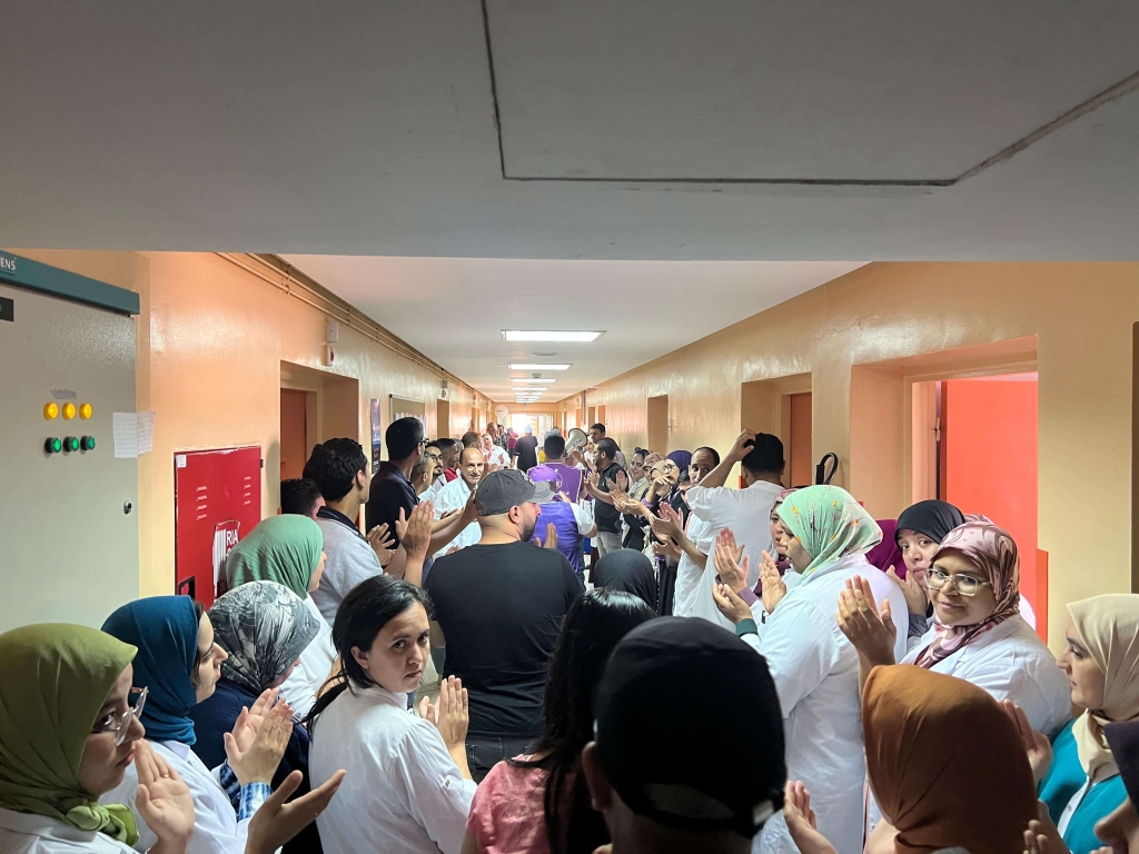 الاعتداء على ممرضة يخرج النقابة الوطنية للصحة العمومية للاحتجاج بمراكش