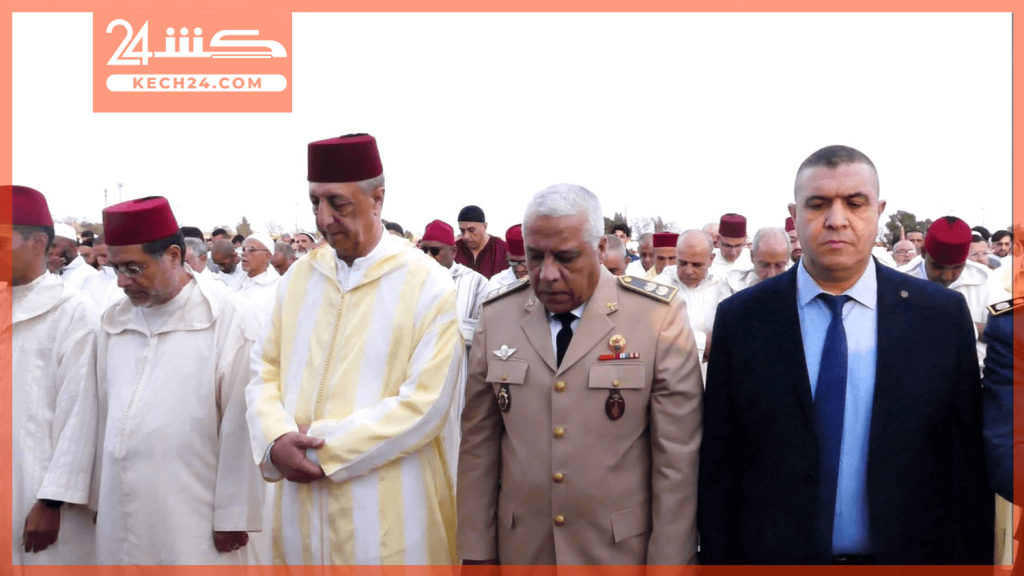 شاهد اجواء صلاة عيد الأضحى المبارك بمراكش