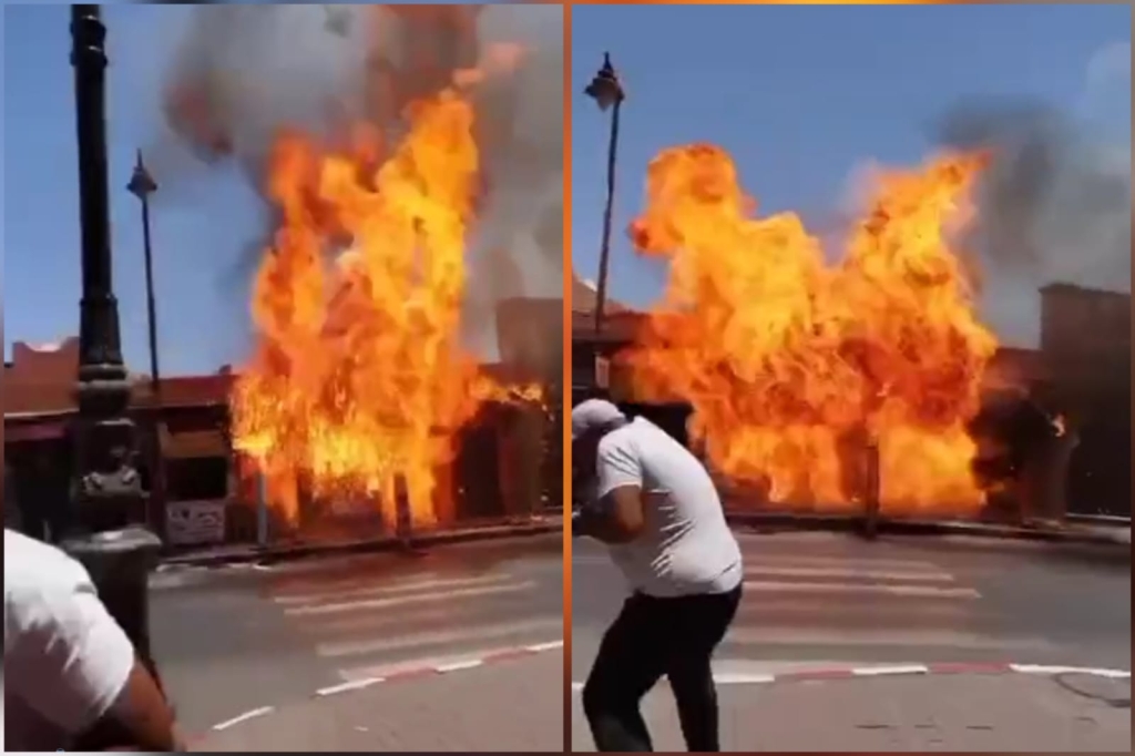 بالڤيديو.. إنفجار قوي لـ”بوطا” يهز حي سيدي ميمون بمراكش