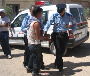 اعتقال سارق تحت التهديد روع ساكنة الداوديات بمراكش