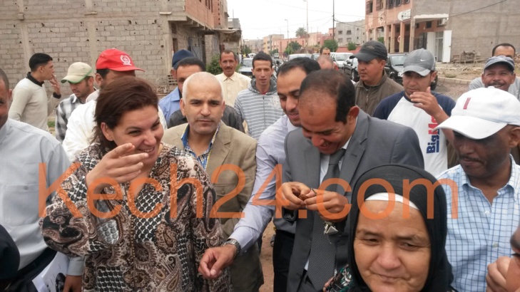عمدة مراكش تقف على ضروب عمدة مراكش تقف على ضروب