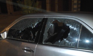 عاجل : مجهولون يكسرون زجاج سيارة المعطاوي رئيس مقاطعة سيدي يوسف بن علي بمراكش