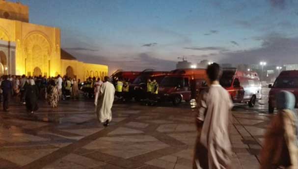 حقيبة مشبوهة بمسجد الحسن الثاني تستنفر أجهزة الأمن بالبيضاء