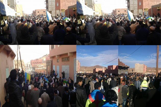 حشود غفيرة تشيع جثمان عمر خالق ضحية العنف الطلابي بمراكش إلى مثواه الأخير + فيديو وصور