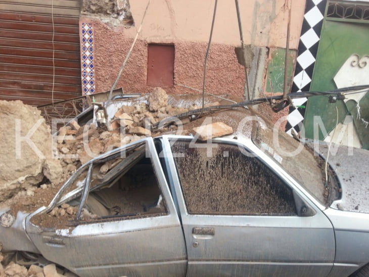 عاجل: انهيار منزل بالمدينة العتيقة لمراكش + صور حصرية