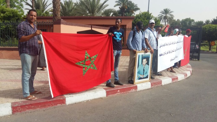أرباب ومستخدمي الترفيه السياحي بالدراجات النارية يحتجون أمام ولاية جهة مراكش آسفي