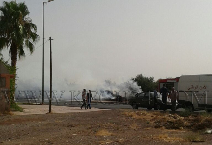 عاجل: اندلاع حريق بحي المسيرة الثالثة بمراكش + صور