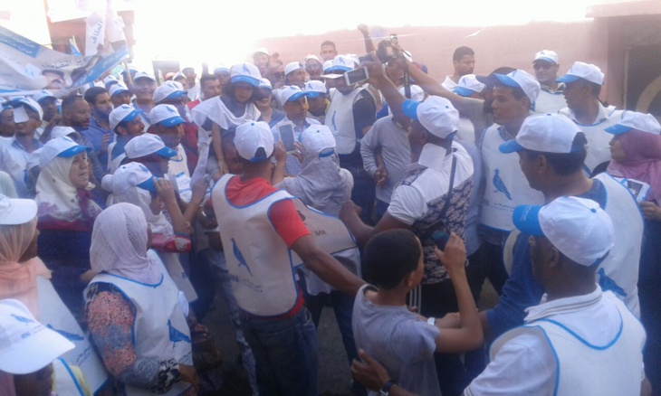 عاجل: مزوار يقود مسيرة حاشدة لدعم مرشح حزب 