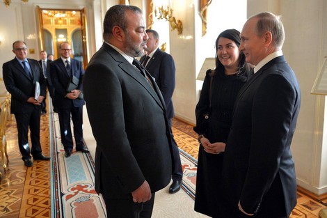 الملك محمد السادس يدعو الرئيس الروسي إلى زيارة المغرب