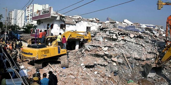 سبعة قتلى على الأقل و 40 مفقودا في حادث انهيار مبنى قيد الإنشاء في شمال الهند