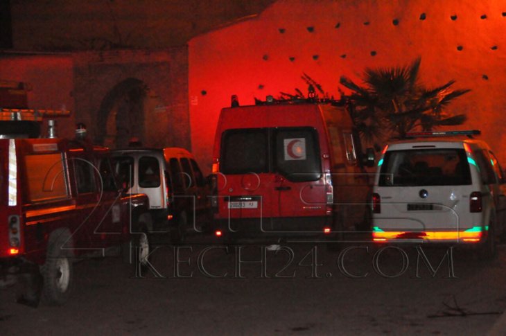 حريق مهول في منزل بالمدينة العتيقة لمراكش يخلف خسائر فادحة + صور