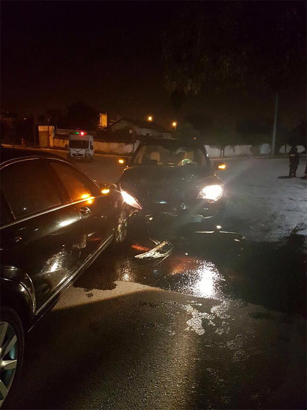 رئيس الرجاء البيضاوي حسبان يتعرض لحادثة سير + صور