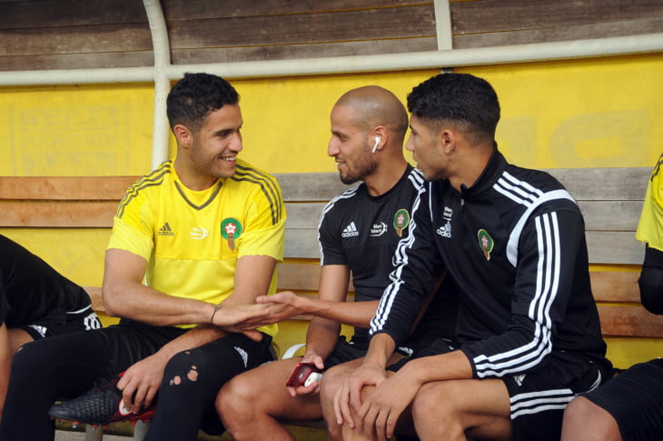 معنويات عالية في صفوف عناصر المنتخب الوطني قبيل مباراة المغرب وكوت ديفوار + صور