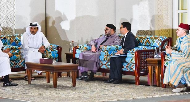 الملك محمد السادس يتباحث بالدوحة مع أمير قطر