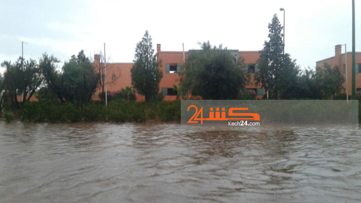 الأمطار تغرق الحي الصناعي بمراكش وتكبد شركات خسائر مادية