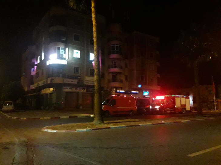 عاجل: اندلاع حريق في شقة بمراكش + صور